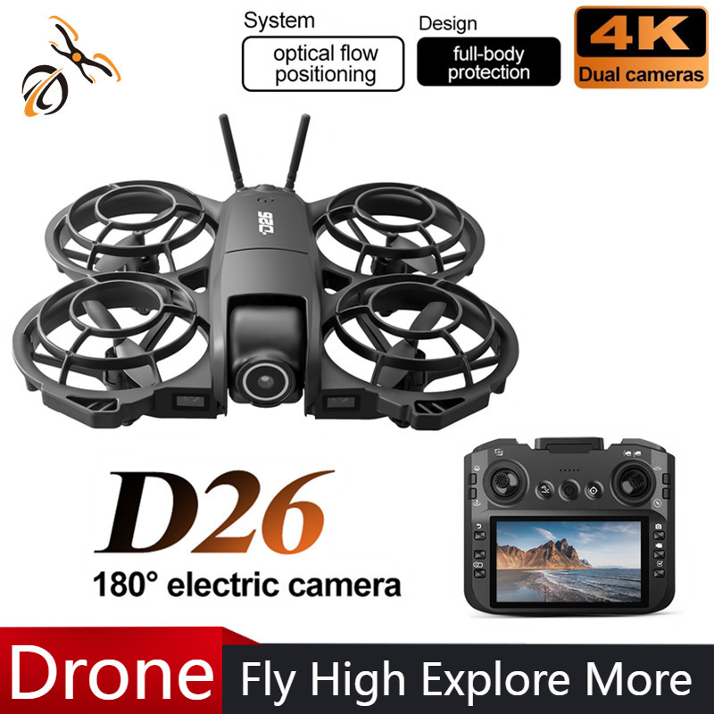 Drone D26 4K HD Aereo 180° °   - Drone Gimbal Brushless recensione e prezzo